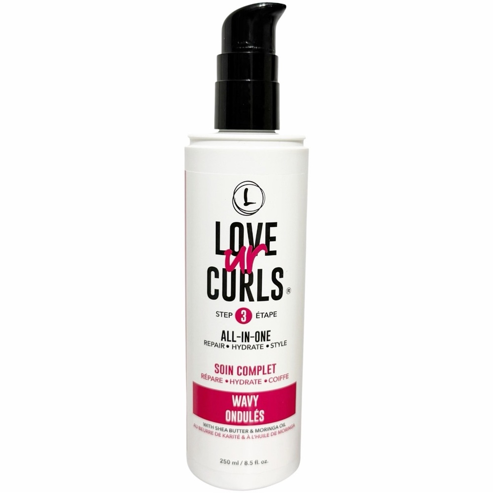 LOVE UR CURLS Step 3 All-In-One Wavy Hair Repair Hydrate Style 8.5oz No Box